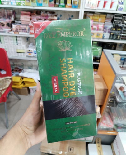 شامپو رنگ مشکی گیاهی Dye emperor اورجینال 500 میلی لیتر